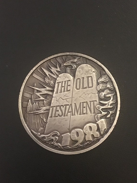 1981 Mardi Gras Doubloon: Limited Edition Bacchus Silver Oxide