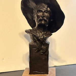 Frederic Remington &quot;The Sergeant&quot; Bronze Sculpture: Western Americana Art