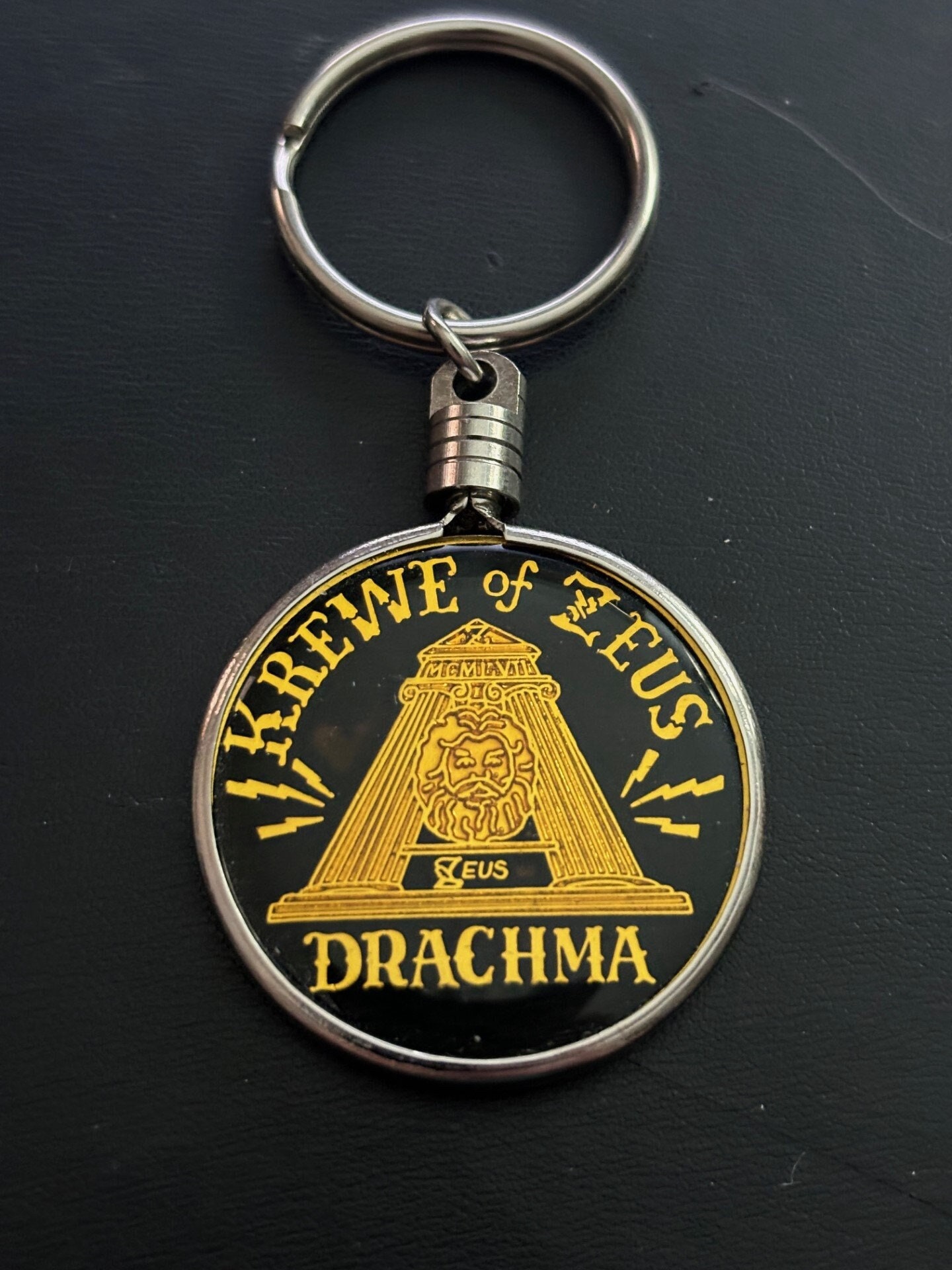 Krewe of Zeus Doubloon Keychain: 1998 Mardi Gras Collectible - Etsy