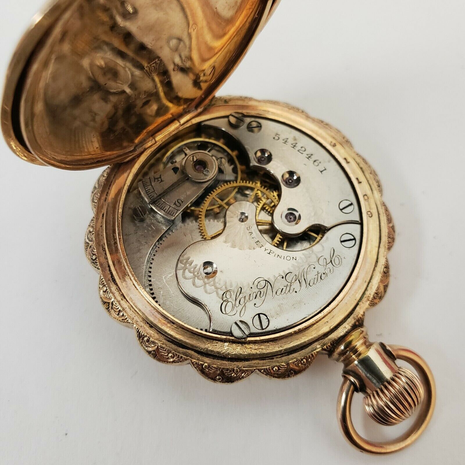 1890s Elgin LADY'S POCKET WATCH 11 Jewels, Hunter Case Working!