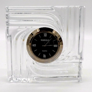 Waterford Marquis Artesia Quartz Desk Clock - Art Deco Style