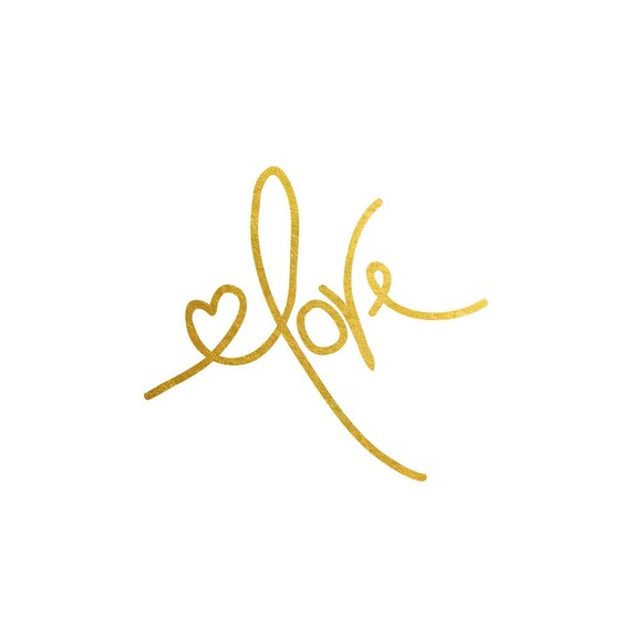 2 Pack Love Gold Or Silver Etsy 2 Pack Love Gold Or Silver Etsy