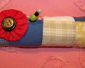 China Aster - Remnants Of The Past Series Pin Cushions Made From Re-Purposed Antique Quilts Embellished With Buttons And Handmade Pins
