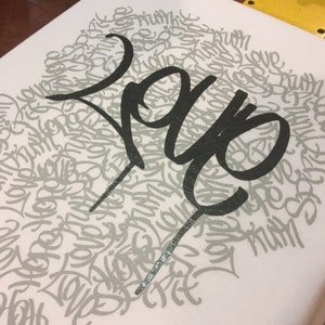 Love Drips Graffiti Tee / &quot;FREE SHIPPING!&quot;