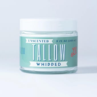 Coffee Bean infused Tallow Eye Cream, Grass Fed Beef Tallow