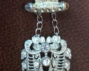 Vintage Double Shoe Clip Necklace