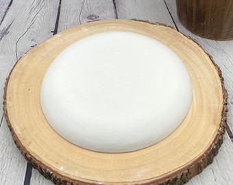6.25" - Coupe Bread/Dessert/Saucer Plate Mold - Plaster Drape Mold for Pottery, Ceramics, Made-to-Order