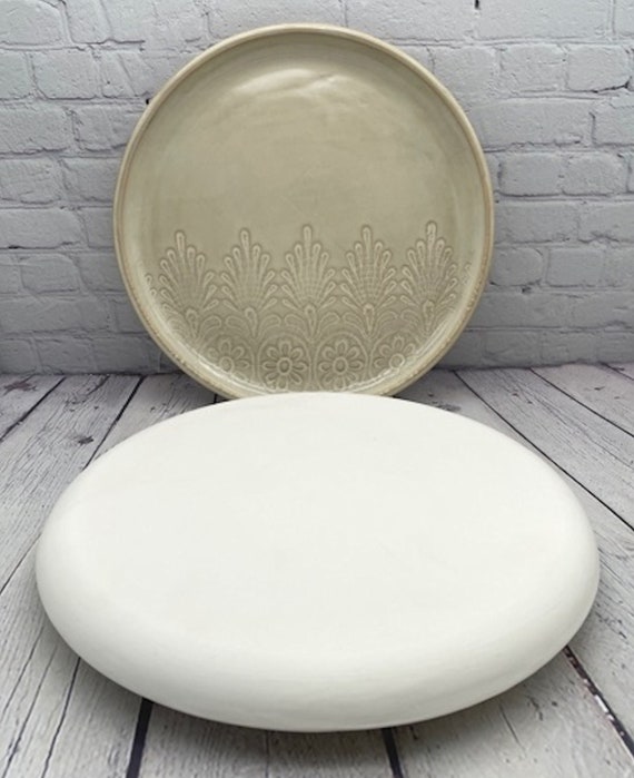 8.25 Salad Plate Mold Plaster Drape Mold for Pottery, Ceramics,  Made-to-order 