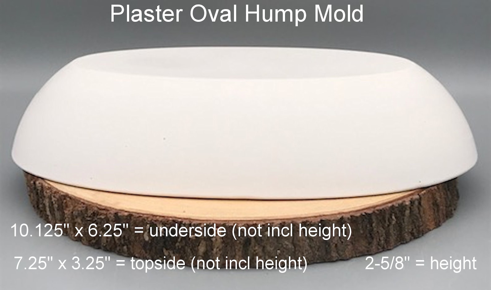 10 Oval Bowl Mold Plaster Drape Mold for Pottery Etsy