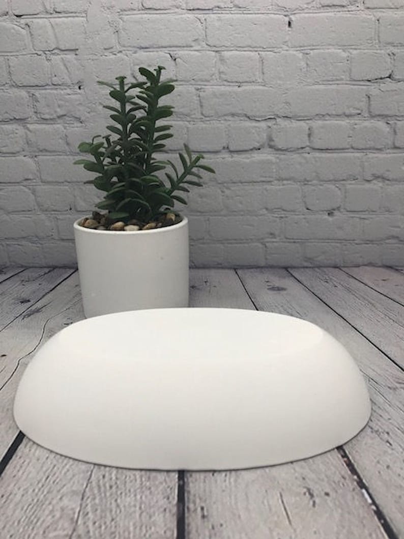 10 Oval Bowl Mold Plaster Drape Mold for Pottery Etsy