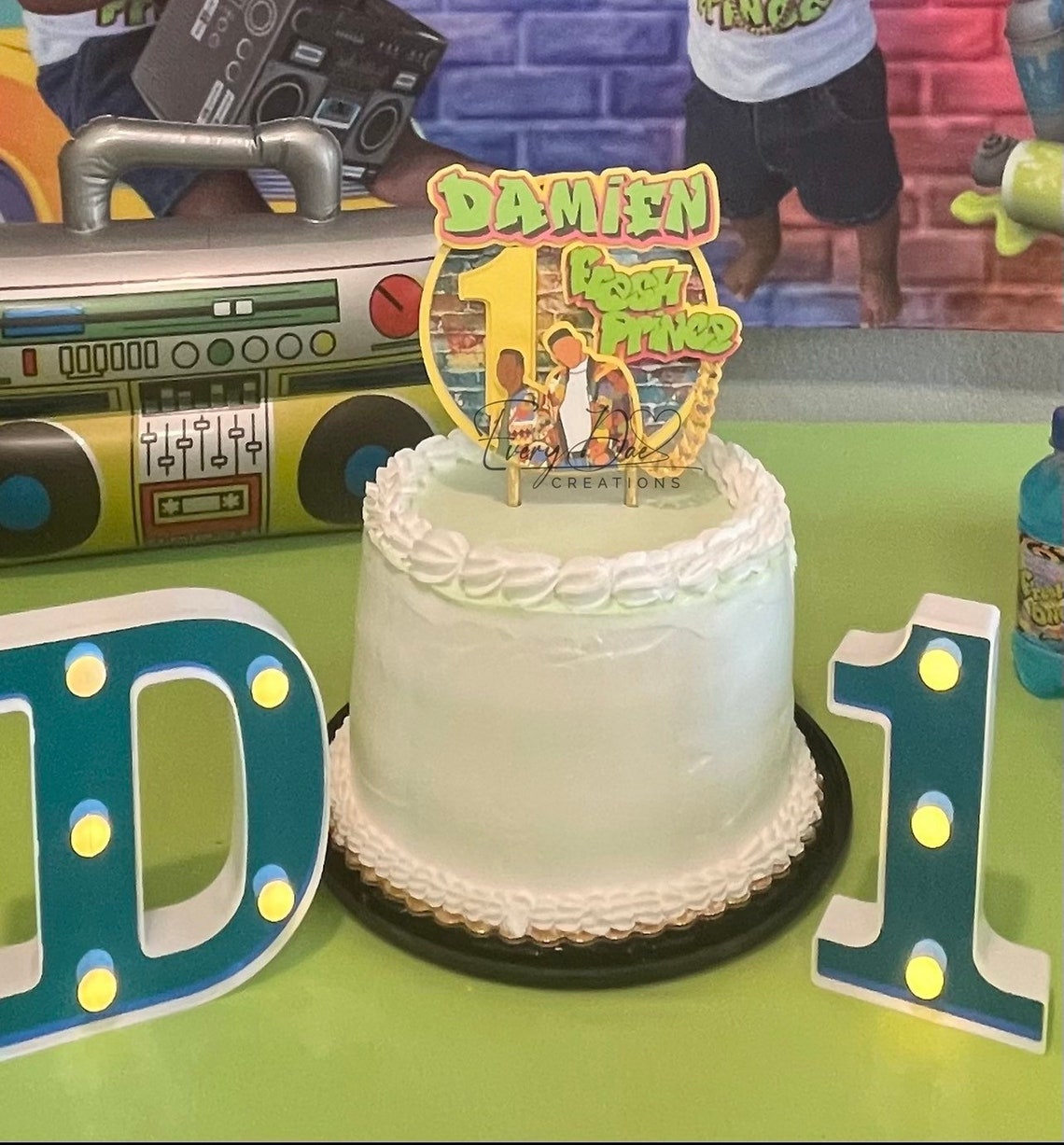 Fresh Prince Cake Topper Custom Cake Topper 90s Birthday Etsy