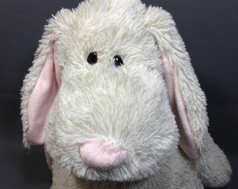 Vintage Gund G peluche perro RARE suave relleno animal amor juguete HTF 18"