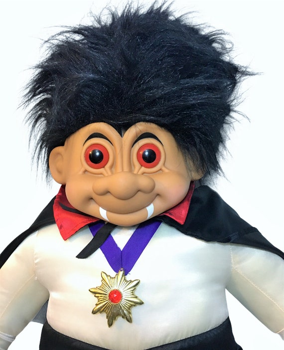 Russ Troll Doll Count Dracula RARE Vampire Halloween JUMBO 27