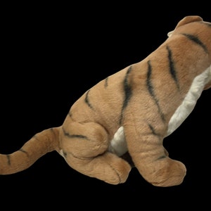 Vintage Fiesta Mother Tiger & Baby Cub Plush Cats Orange Brown Stuffed Animals 画像 7