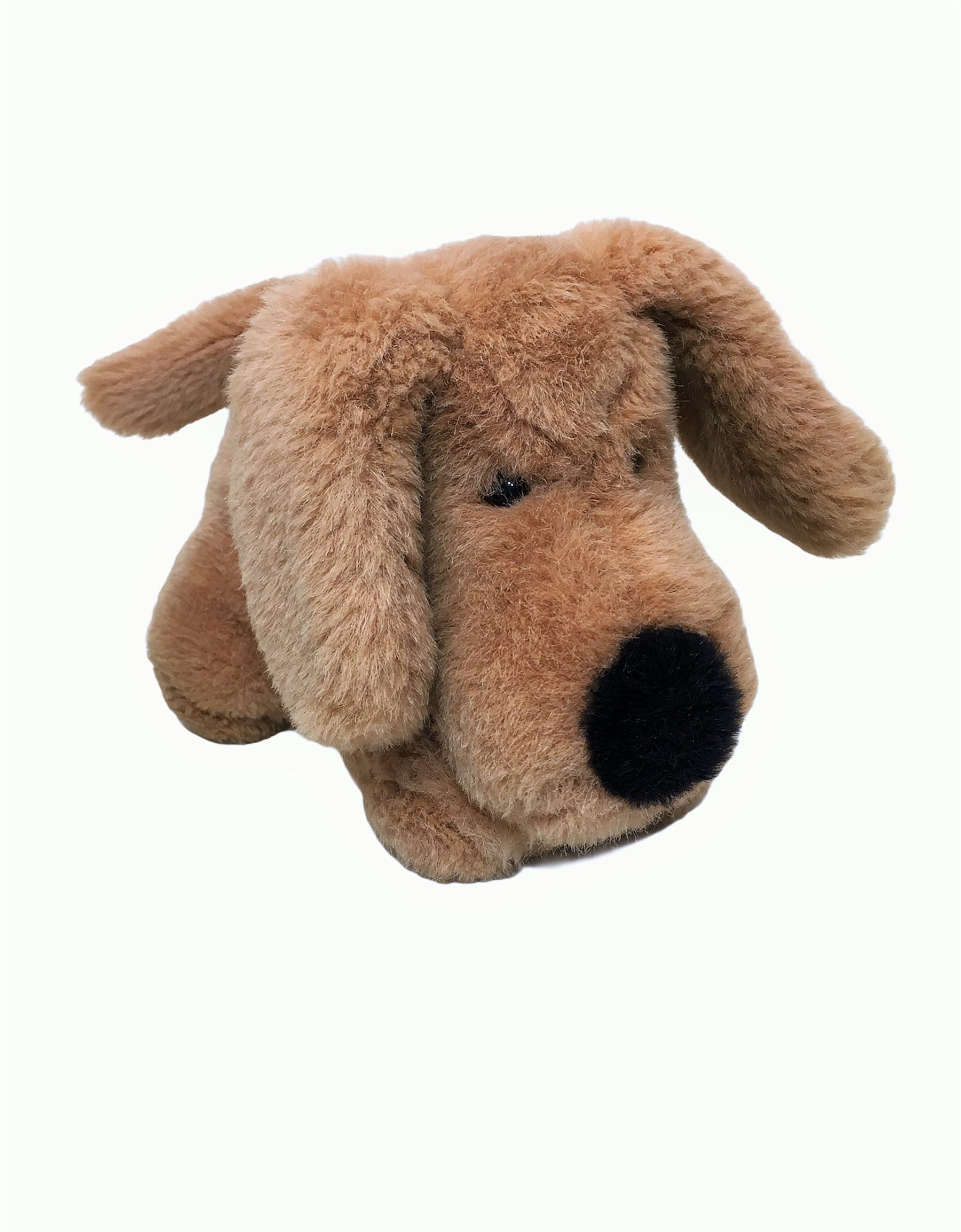 Vintage Brown Hound Dog Plush Stuffed Animal Toy Puppy Accent Etsy