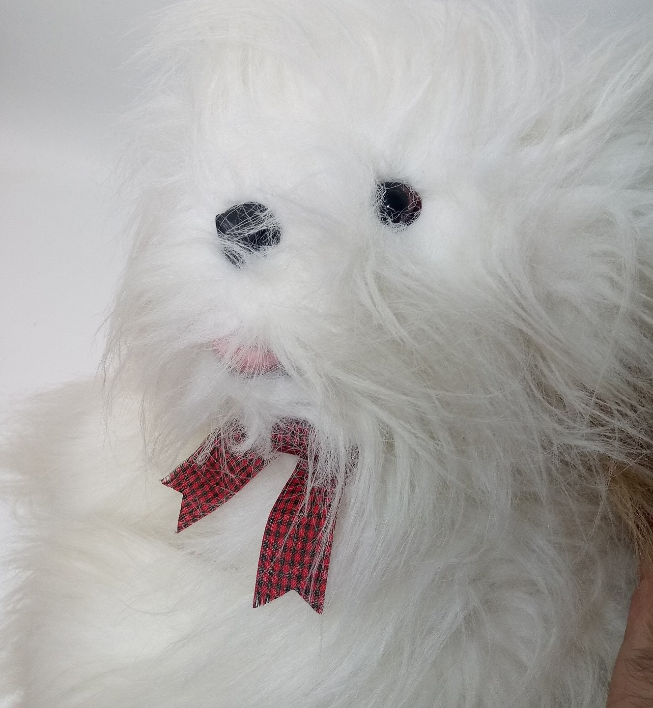 RARE Old English Sheepdog Plush Dog Realistic Stuffed Animal Etsy