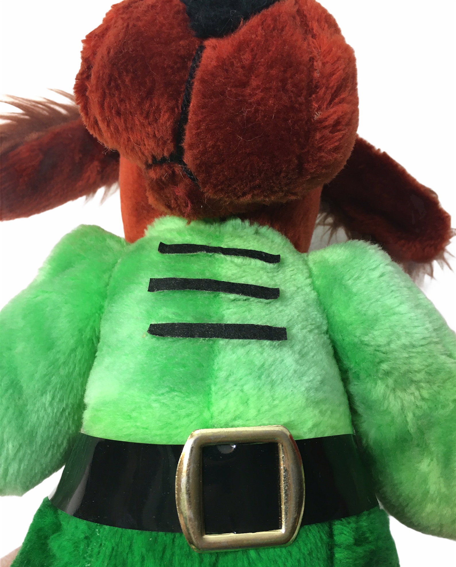 RARE Vintage Broadway Toy Irish Setter Dog Plush Green Stuffed Etsy