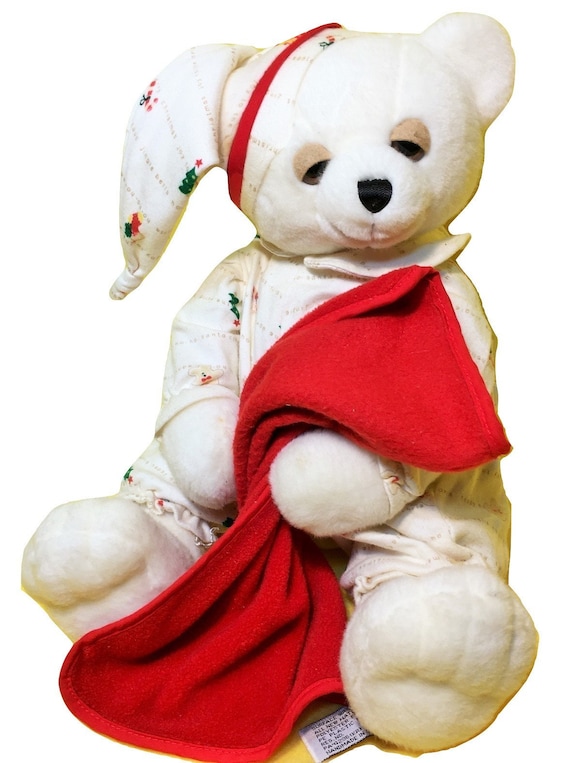aurora white teddy bear