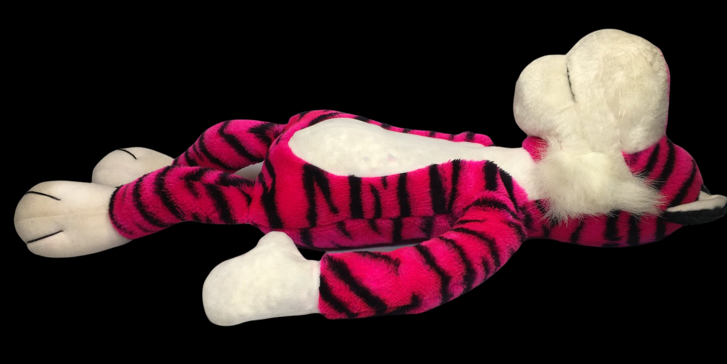 red tiger stuffed animal