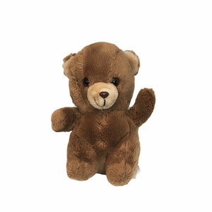 Vintage Cobbie Cuddlers Teddy Bear Plush Brown Stuffed Animal Korea 9&quot;