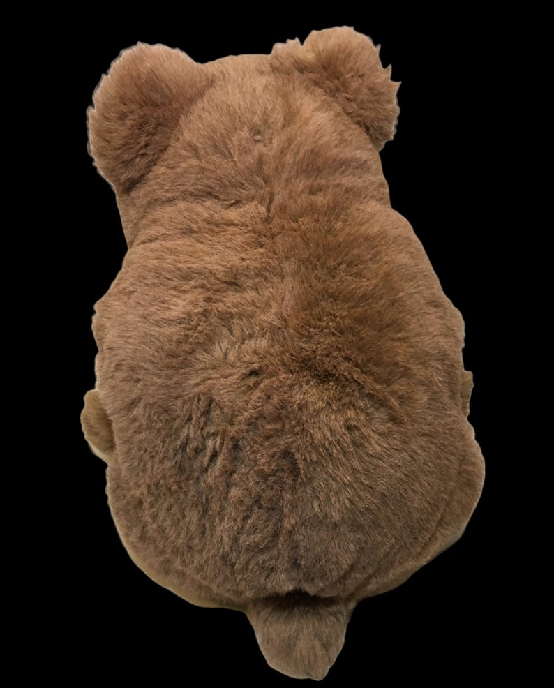 RARE Vintage Embrace Grizzly Bear Plush Brown Stuffed Animal 24" Korea ...