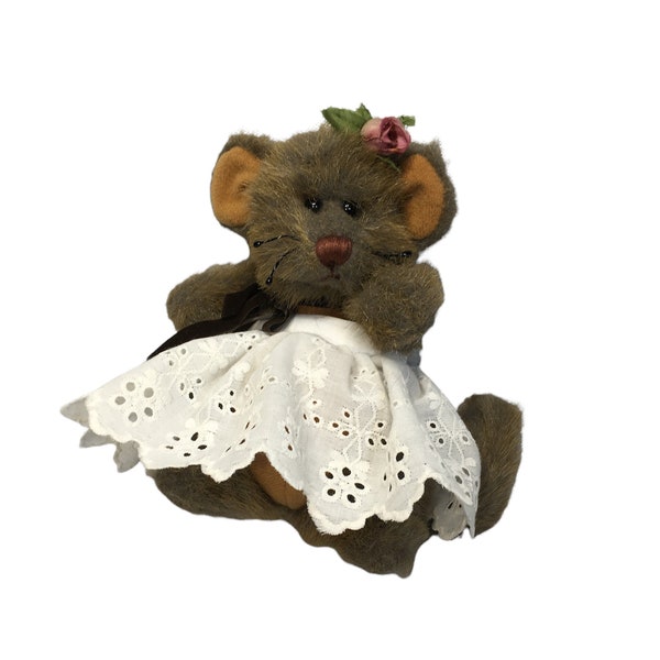 Ganz 1996 Cottage Collectibles Mozarella Mouse by Lorraine Plush Toy Brown CC157