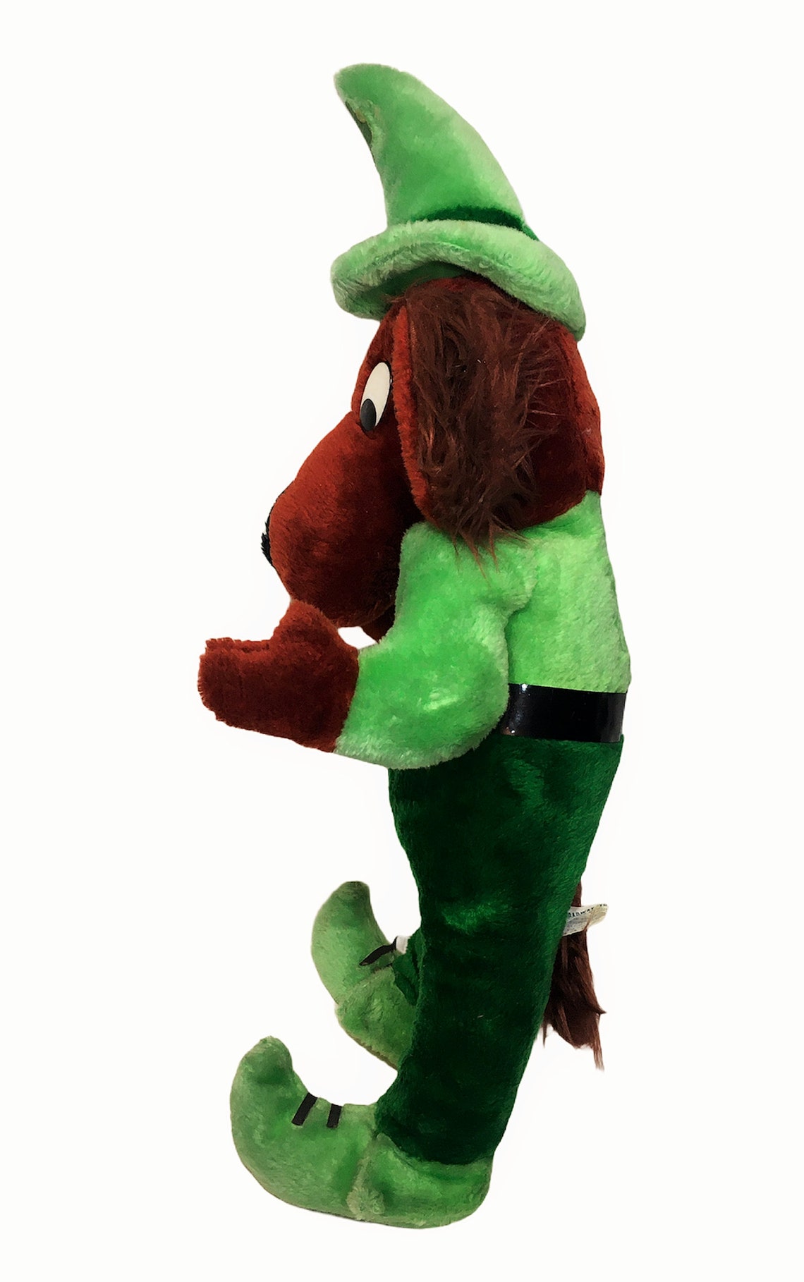 RARE Vintage Broadway Toy Irish Setter Dog Plush Green Stuffed Etsy