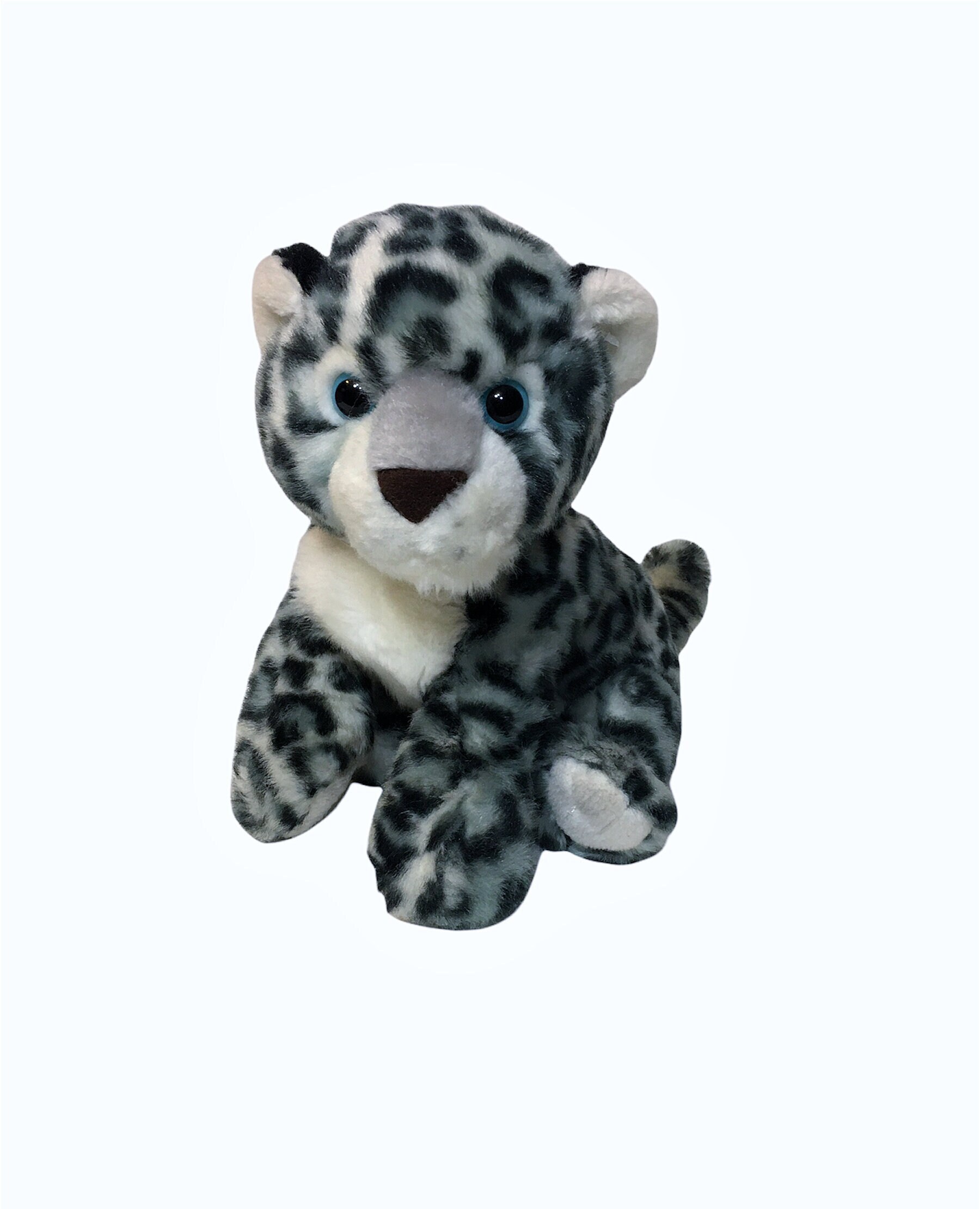 Aurora Snow Leopard Cheetah Cat Plush Stuffed Animal Beanie | Etsy