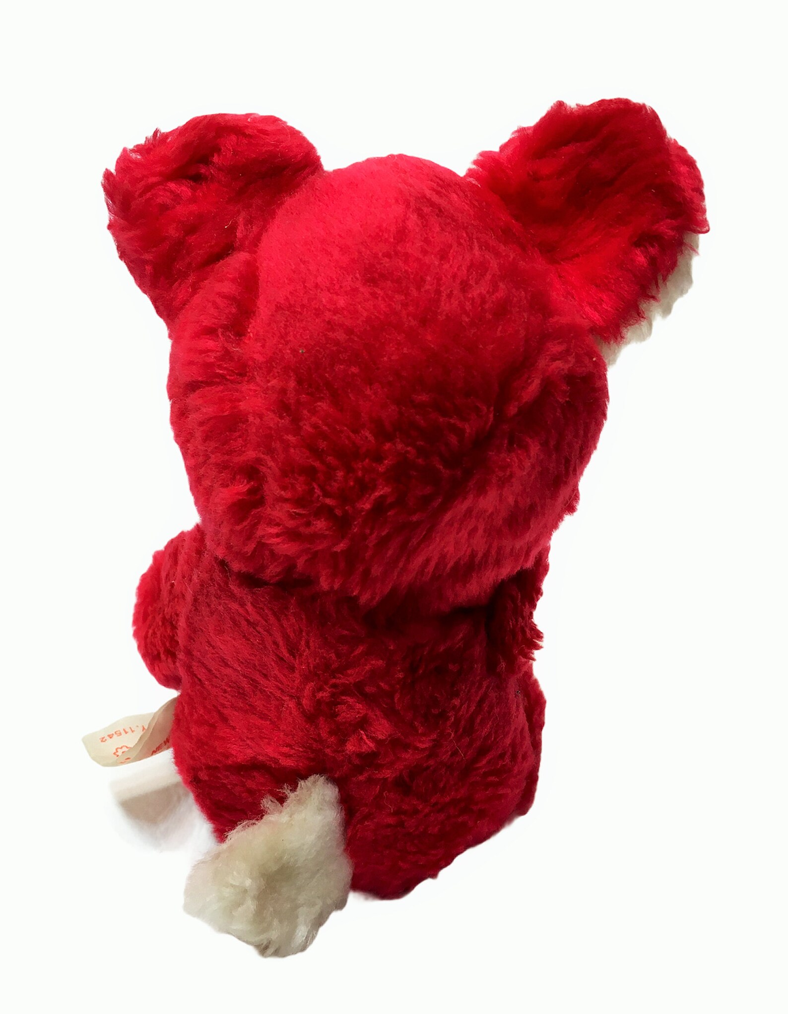 RARE Vintage Red Thumb Sucking Mouse Plush Stuffed Animal Doll Fun ...