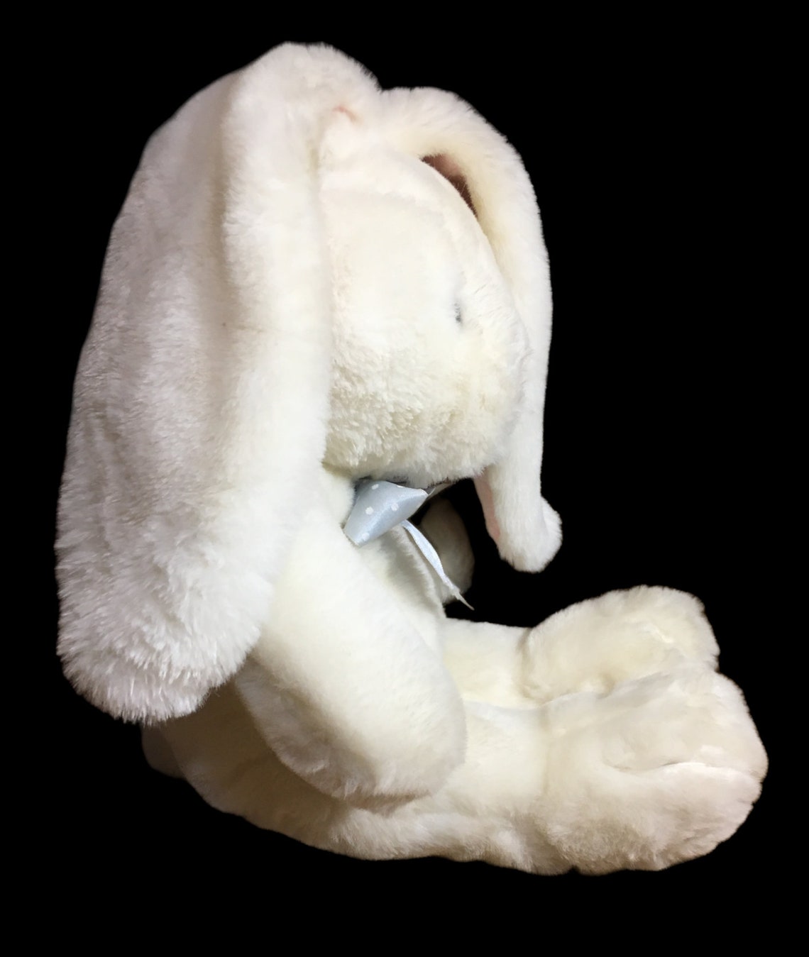 Ganz Bunny Rabbit NUZZLES White Plush Vintage 1998 Pink Lop - Etsy