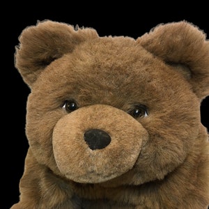 RARE Vintage Embrace Grizzly Bear Plush Brown Stuffed Animal 24" Korea