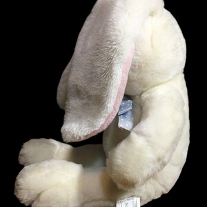 Ganz Bunny Rabbit NUZZLES White Plush Vintage 1998 Pink Lop Ears Ultra ...