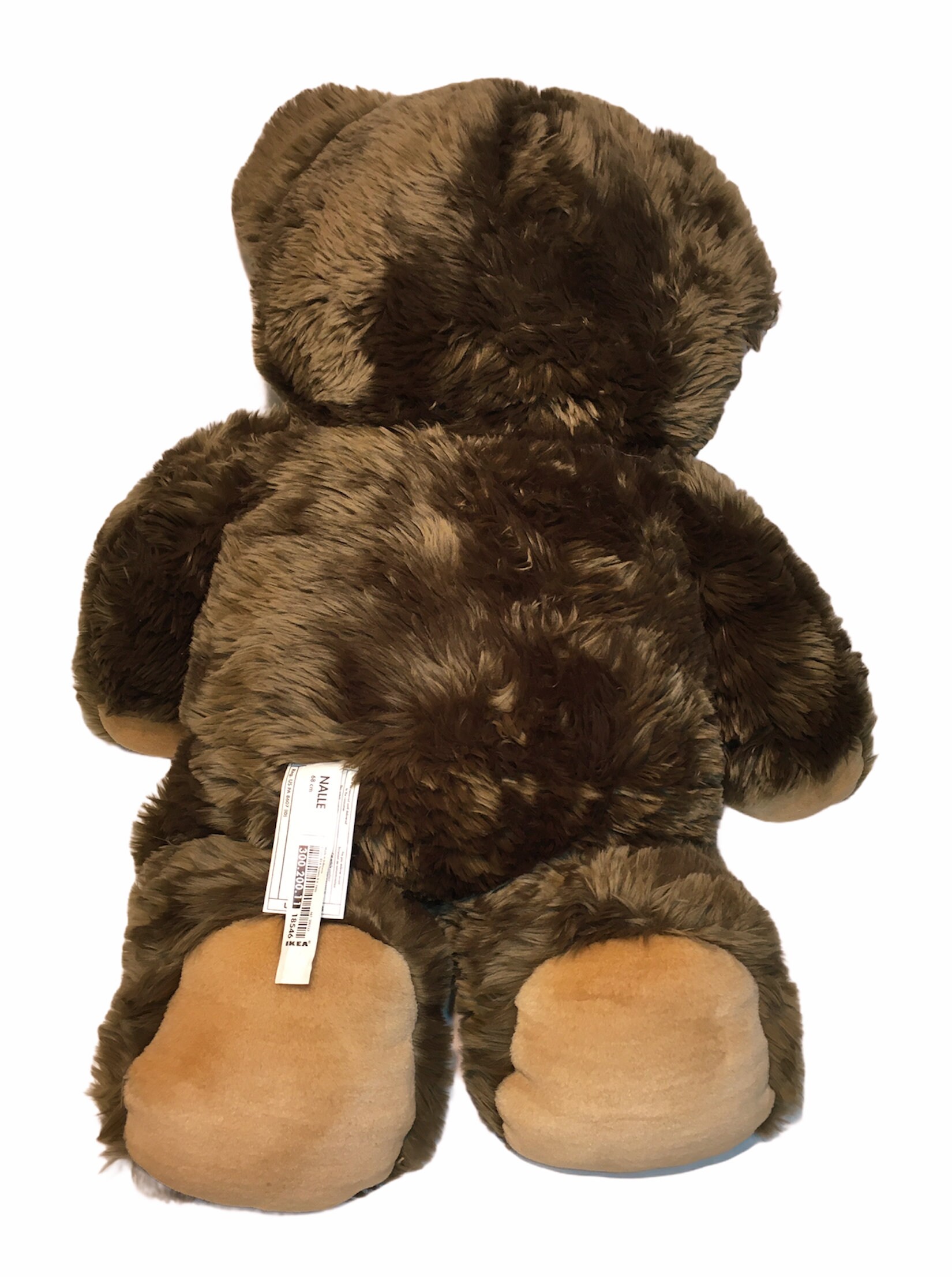 Vintage Ikea Nalle Teddy Bear Jumbo Large 28in. Soft Brown Plush