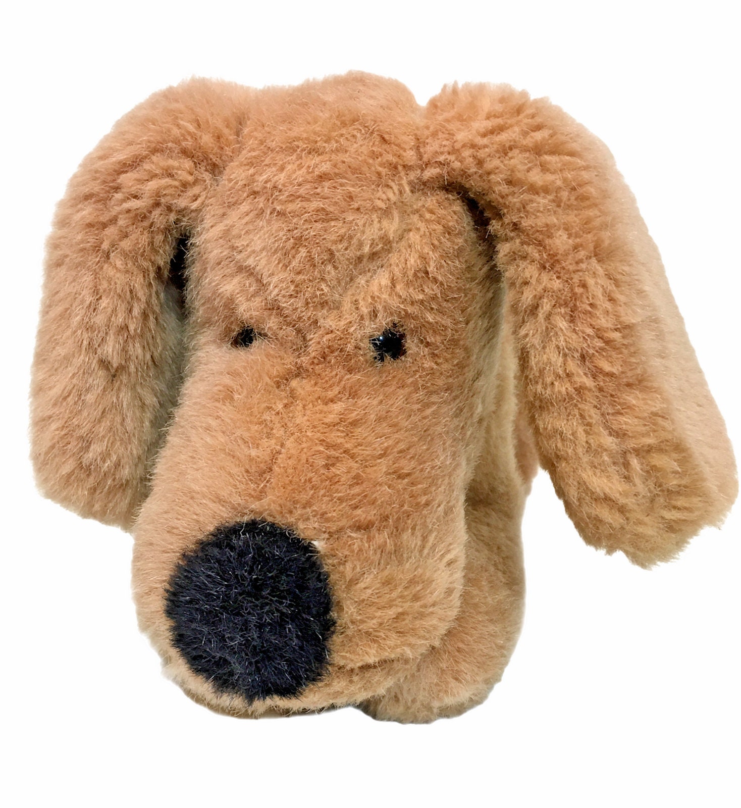 Vintage Brown Hound Dog Plush Stuffed Animal Toy Puppy Accent Etsy