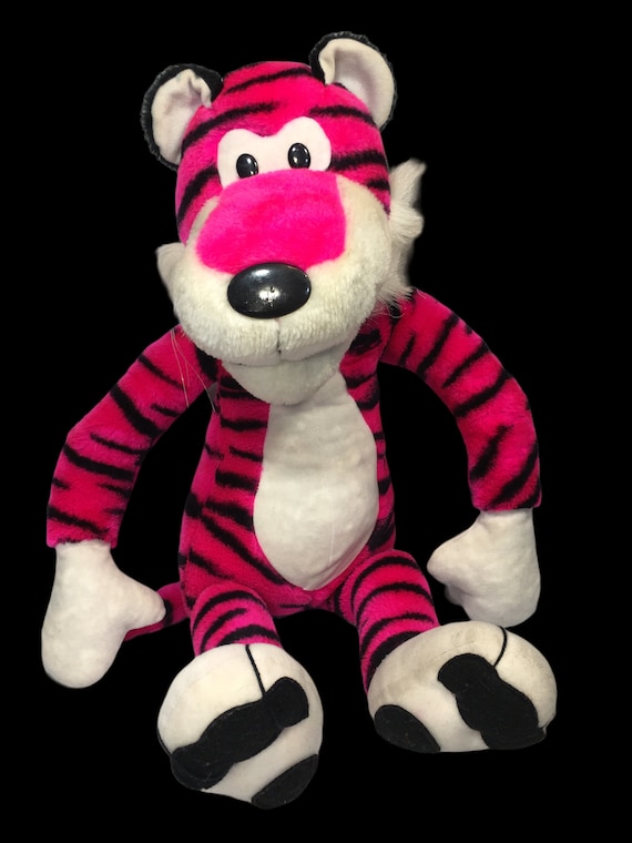 red tiger stuffed animal