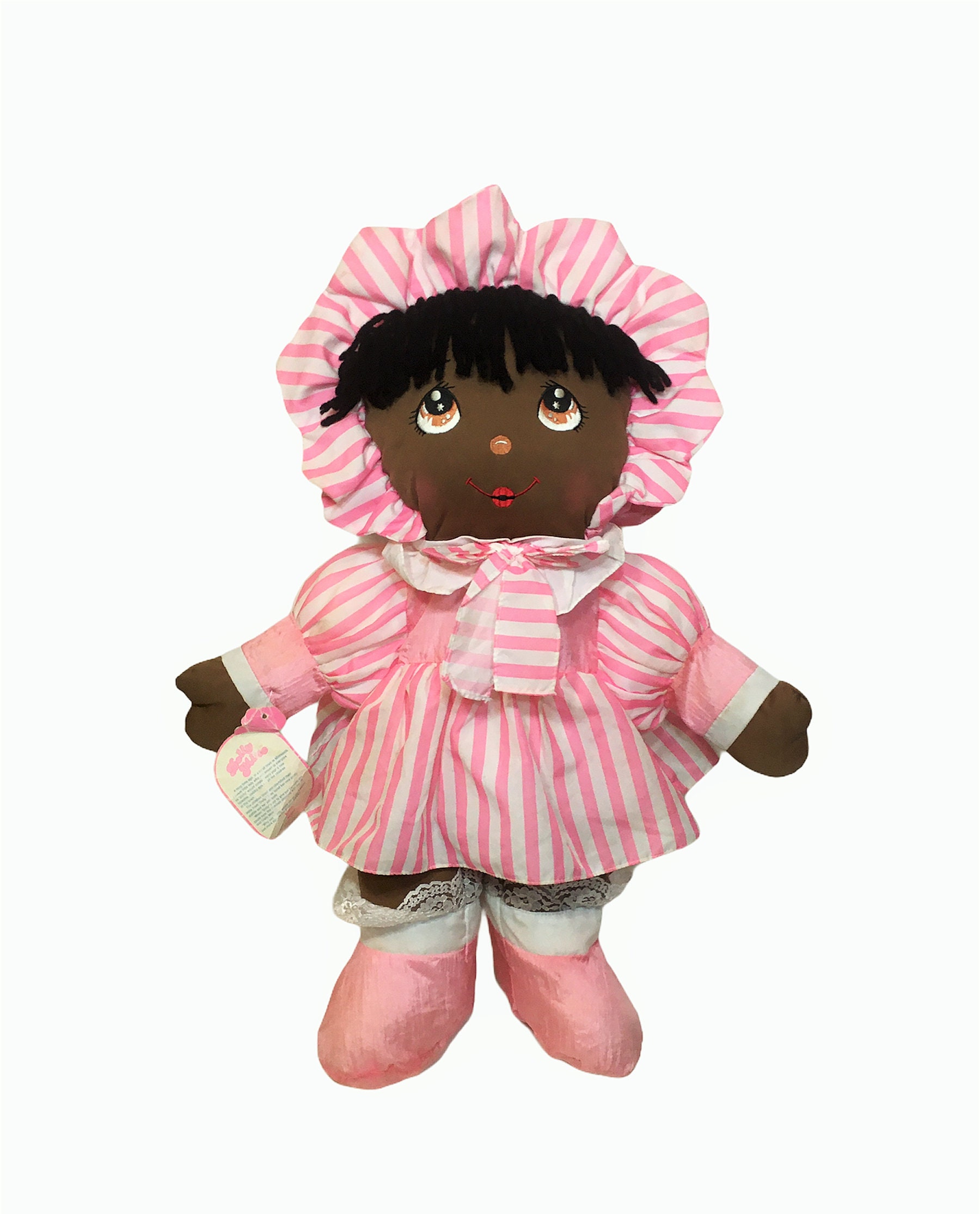 Vintage 1992 Dolly Mine Forever Doll Plush African American Etsy