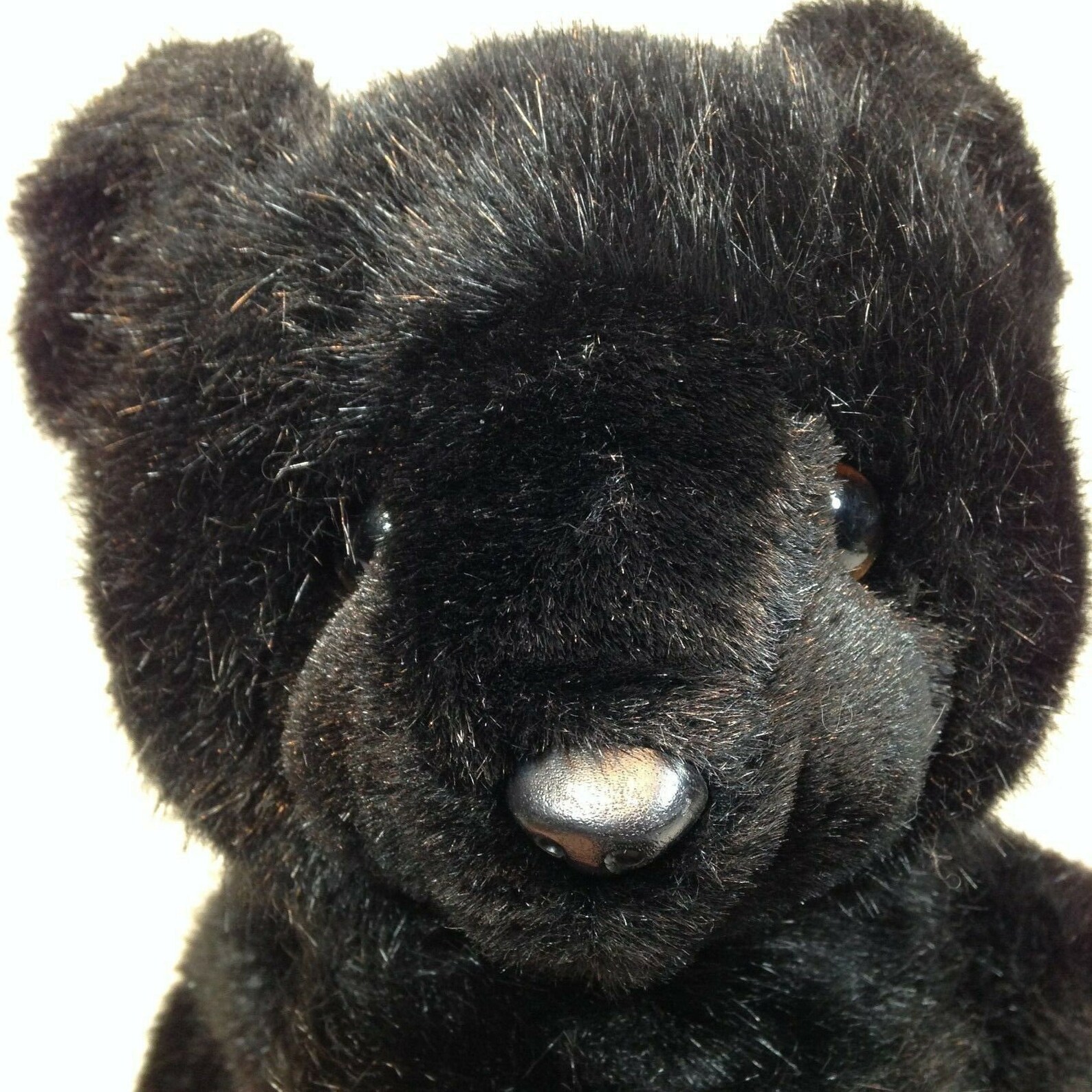 RARE Vintage Teddy Bear Plush Eden Toys Midnight Black Stuffed Etsy