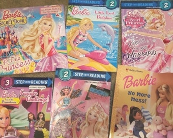 Barbie books mix, step Into reading,vintage plus 6 total