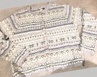 Vintage xl fair isle cardigan
