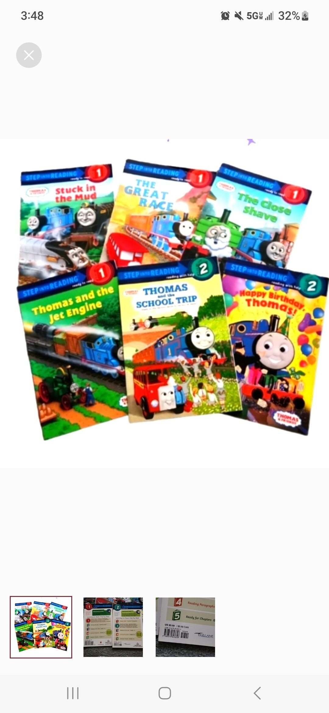 Thomas and Friends Step Into Reading Lot of 6 Etsy