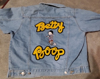 Vintage collectors Betty Boop med denim jacket