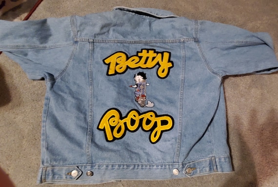 Vintage collectors Betty Boop med denim jacket - image 1
