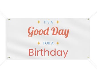 Banner de cumpleaños mate