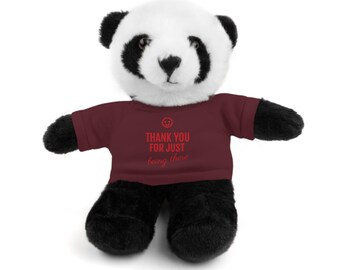 Animales de peluche con camiseta