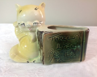 Vintage Pig Planter Vintage Three Little Pigs Planter