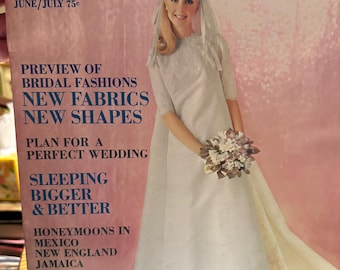 Modern Bride Magazine June / July 1967
