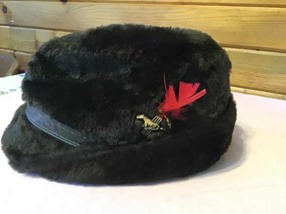 \'Imported FuR\' Black?Feather Vintage HaT~ Union Made by Firenze Vintage | Accessories | Imported Fur Blackfeather Vintage  main image 2