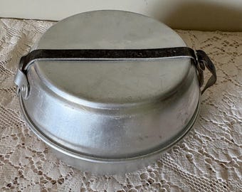 Vintage Aluminum Camping Mess Kit Camping Cook Set