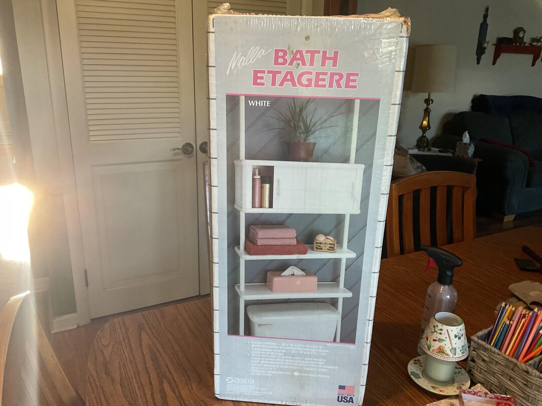 Vintage Over the Toilet Storage Unit Shelf and Cabinet - Etsy