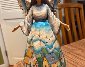 Vintage Jim Shore Angel Watcher of The Village and Valley